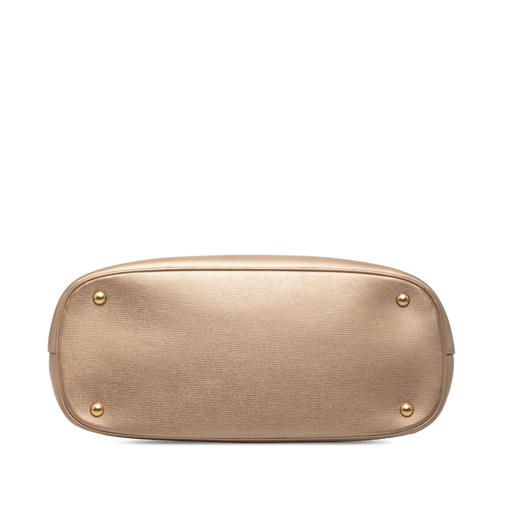 Pre-Loved Gucci Leather Bright Bit Satchel - Picture 3 of 7